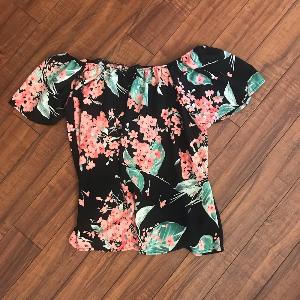 Off the shoulder top.